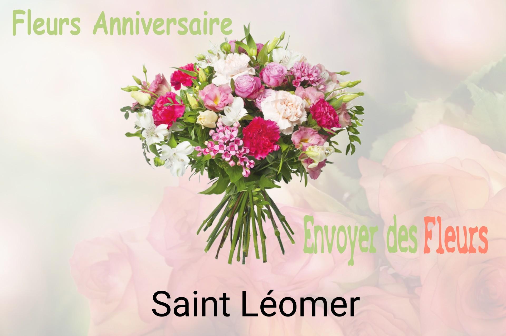Bouquet de fleurs d’anniversaire livré à Saint-Léomer